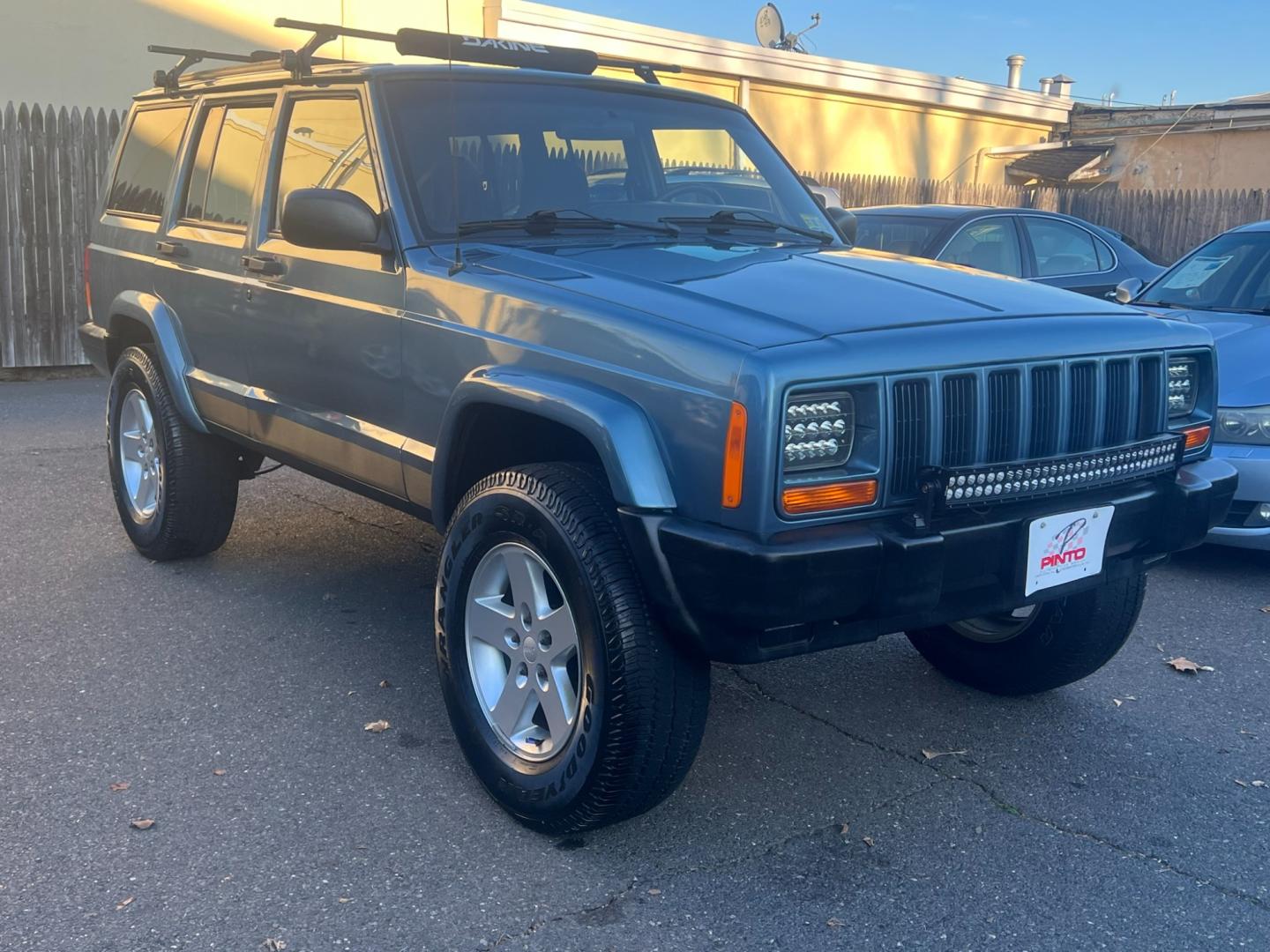 1999 Blue Jeep Cherokee (1J4FF68SXXL) with an 6 cyl. 4.0 engine, located at 1018 Brunswick Ave, Trenton, NJ, 08638, (609) 989-0900, 40.240086, -74.748085 - Photo#0